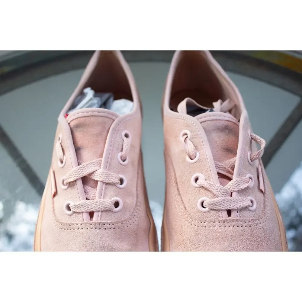 Vans Authentic Platform Suede Evening Sand Muted Clay Pink Size Men 7.5/ Women 9